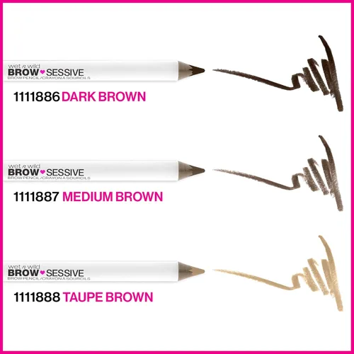 Miniatura 5 de wet n wild Brow-Sessive Brow Makeup Pencil Liner - Brocha de mezcla para maquillaje de cejas, precisa, punta fina, forma, define, rellenos, rubio