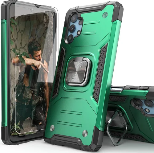 Miniatura 12 de Funda para Galaxy A32 5G con protector de pantalla, a prueba de caídas, ajuste delgado, con soporte para automóvil, funda protectora ligera