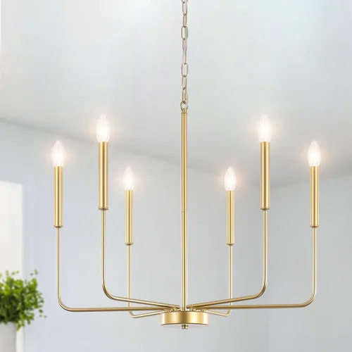 Miniatura 10 de ETONIMERR Lámpara colgante enchufable negra con luz larga de granja, lámpara colgante enchufable de 5 luces para comedor, lámpara de araña rústica