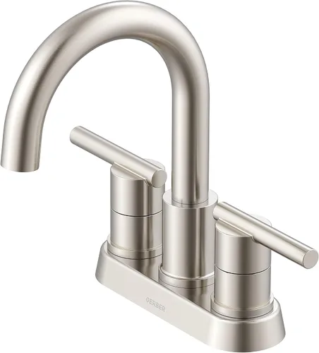 Miniatura 21 de Gerber Plumbing Parma - Grifo de lavabo de dos manijas, acabado cepillado, 1.2 GPM cepillado níquel