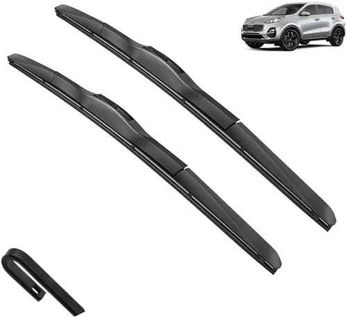Limpiaparabrisas de automóvil compatible con Kia Sportage MK4 QL 2015-2021 Cortador de lavado de parabrisas para ventana de parabrisas compatible