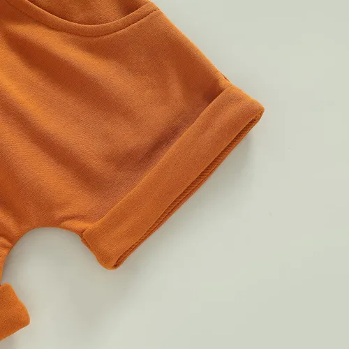 Miniatura 22 de Conjunto de ropa de verano para niños pequeños, 2 piezas, camiseta de manga corta con cintura elástica
