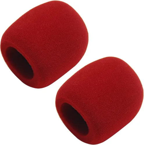 Miniatura 14 de Fielect 2 unids micrófono cubierta esponja espuma micrófono cubierta de micrófono de mano protección protección micro espuma filtro blanco