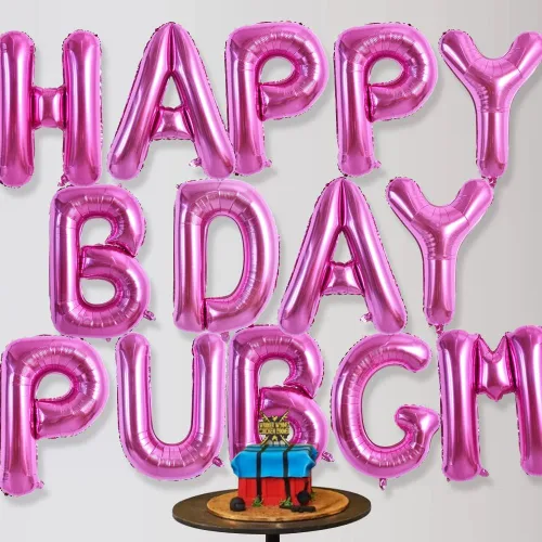 Miniatura 5 de TONIFUL Globos grandes de 40 pulgadas de color rojo rosa con letras B, globos gigantes de letras del alfabeto, globos grandes de Mylar