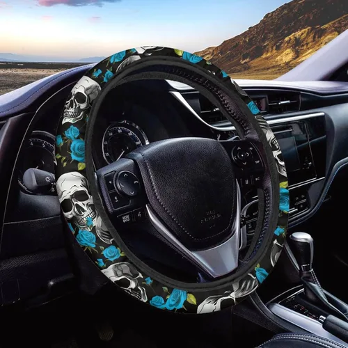 Miniatura 37 de AFPANQZ - Fundas para volante con diseño de nebulosa y galaxia, 14-15 pulgadas, ajuste universal, para la mayoría de los coches, sedanes, SUV