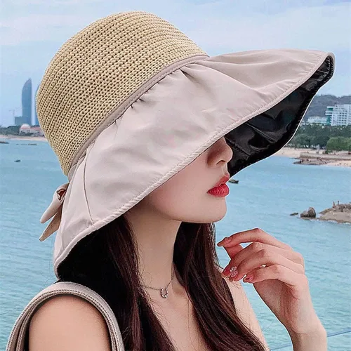 Miniatura 4 de Sombrero de pescador de ala ancha transpirable con protección solar UPF 50+ para mujer