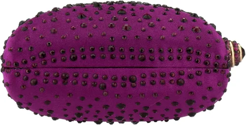 Miniatura 5 de Vistatroy Bolso de noche para mujer con diamantes de imitación brillantes para boda fiesta de noche bolso de mano con cadena bolso cruzado de hombro