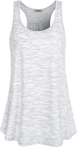 Miniatura 11 de Cestyle - Camiseta sin mangas para mujer, cuello redondo, corte holgado, para entrenamiento
