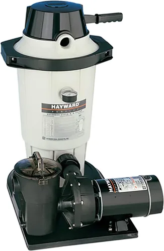 Hayward W3EC50C93S Perflex 1.5 HP Sistema de bomba de filtro de piscina de tierra de diatomeas para piscinas sobre el suelo