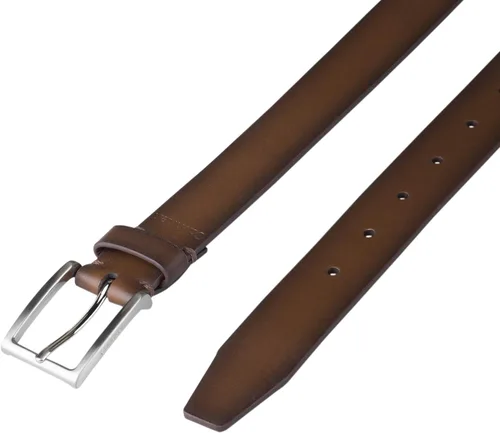 Miniatura 4 de Calvin Klein Cinturón de vestir para hombre plateado