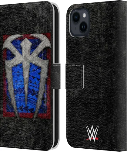 Miniatura 58 de Head Case Designs Officially Licensed WWE Distressed Logo Roman Reigns Leather Wallet Case Compatible with Apple iPhone 11