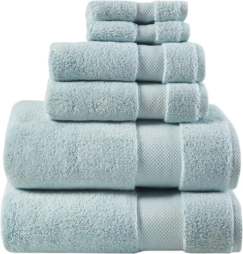 Miniatura 2 de Madison Park Signature Splendor - Juego de toallas de baño de lujo 100% algodón, suave, felpa de 1000 GSM, pesadas, calidad de hotel, cero torsión