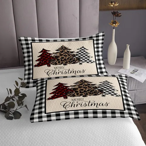 Miniatura 4 de Juego de ropa de cama rústica para niños, tamaño individual, para árbol de Navidad, decoración de dormitorio de niñas y adultos, colcha acolchada