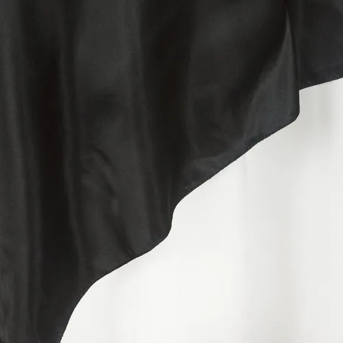 Miniatura 8 de Efavormart Paquete de 5 Sobremanteles Cuadrados de Satén de 60" para Decoraciones de Mesa de Bodas, Catering y Fiestas, Cubierta de Mantel Negro