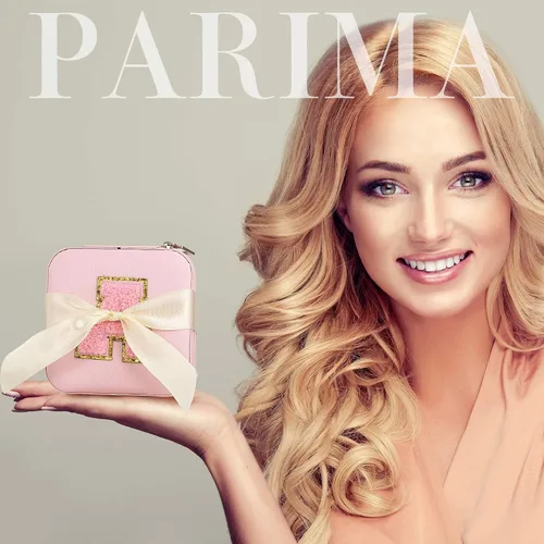 Miniatura 4 de Parima Caja organizadora de joyas Joyero de viaje Organizador de anillos, collares y aretes Pequeño, rosa
