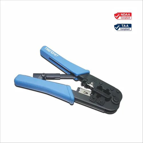 Miniatura 9 de TRENDnet - Herramienta de engaste, corte y flejado, 8PRJ-45 y 6PRJ-12, RJ-11, TC-CT68