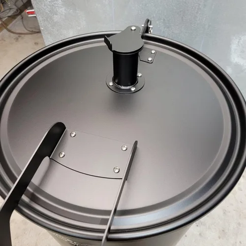Miniatura 5 de UDS - Escape de tapa de tambor feo de 2 pulgadas, diseño de lágrima con brida, amortiguador de ventilación para humos, pila de humo, parte
