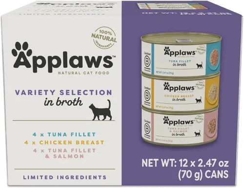 Miniatura 15 de Applaws - Comida húmeda enlatada natural para gatos, ingredientes limitados y naturales, alto contenido en proteínas sin aditivos artificiales