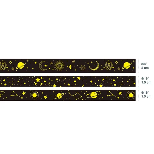 Miniatura 4 de YUBBAEX Gold Veins Washi Tape - Juego de cinta adhesiva decorativa para artes, manualidades, suministros de diario, planificadores, álbumes