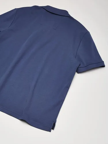 Miniatura 5 de Nautica - Camisa polo de manga corta, color liso y suave de algodón para hombre de ajuste clásico