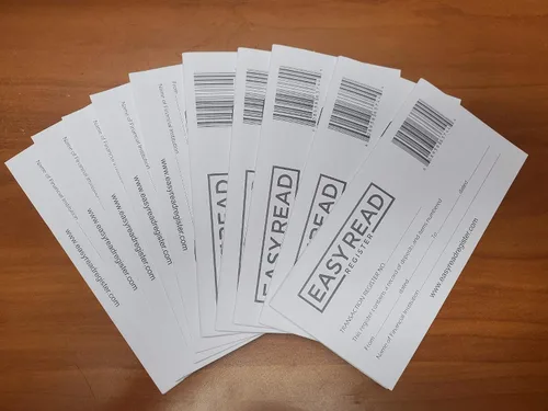 Miniatura 6 de Registro de chequera, fabricado en los EE. UU., Registros de cheques para registros personales y de transacciones en blanco para bancos personales