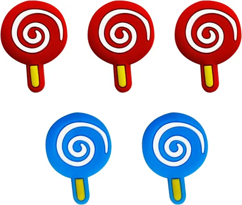 Miniatura 19 de Amortiguador de tenis lindo / divertido paquete de 5 ~ 10 raquetas de tenis amortiguador de vibraciones de silicona suave raqueta de tenis Paquete