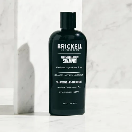 Miniatura 3 de Brickell Champú para hombre para aliviar la caspa para hombres, alivia y elimina la caspa con ácido salicílico, ziziphus joazeiro y aloe, 8 onzas