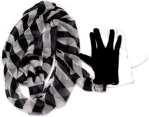 Miniatura 3 de Enjoyer Magic Tricks Guante a Zebra Streamer Bufanda de seda Accesorios de seda mágicos Trucos mágicos