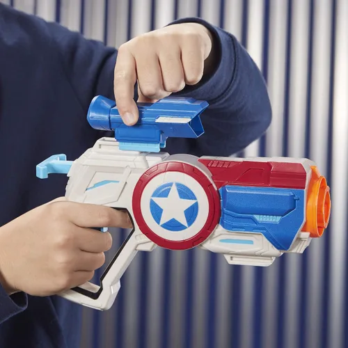 Miniatura 6 de Avengers: Endgame Nerf Capitán América Ensamblador Gear