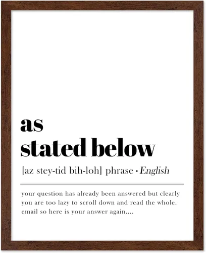 Miniatura 55 de Póster de Arte de Diccionario de Poster Master - Definición de "Just Following Up" Impreso - Arte Tipográfico - Regalo para Hombres, Mujeres