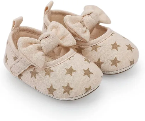 Miniatura 6 de COSANKIM Zapatos planos Mary Jane con suela de goma antideslizante para bebés y niñas pequeñas, zapatos de vestir de princesa