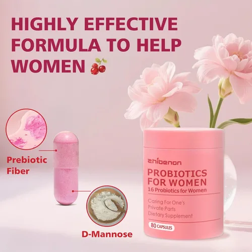 Miniatura 3 de Probióticos vaginales de primera calidad – Balance de pH con prebióticos y mezcla de probióticos Lactobacillus – Suplemento de salud vaginal