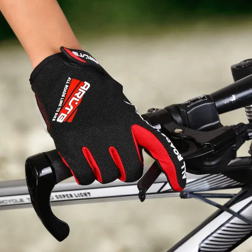 Miniatura 8 de Arltb guantes para bicicleta, 3 tamaños, 3 colores, guantes para ciclismo, bicicleta, mitones de dedo completo, acolchados, transpirables, ligeros
