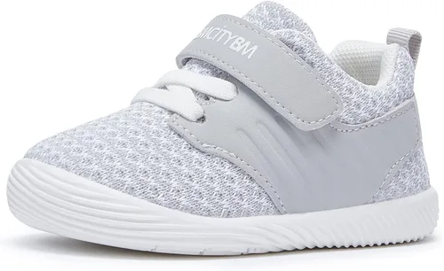 BMCiTYBM Zapatos para caminar de malla transpirable para bebés, niños y niñas, ligeros, antideslizantes, para primeros pasos, 6, 9, 12, 18, 24 meses