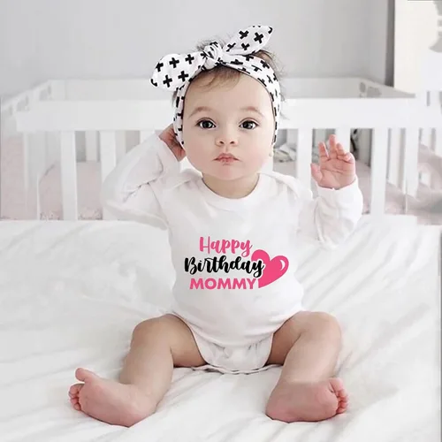 Miniatura 2 de I'm Not Spoiled My Grandma Just Loves Me Romper for Boy Long Sleeve Baby Girls Bodysuits