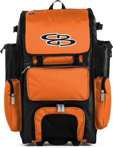 Miniatura 15 de Boombah Rolling Superpack - Bolsa para equipo de béisbol/sóftbol, varios colores, mango telescópico y capacidad para 4 murciélagos, versión
