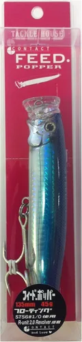 Miniatura 17 de TACKLE HOUSE Feed Popper 175, Señuelos de pesca de atún de agua salada, Topwater, GT, Bonito, Yellowtail, Yellowfin, Atún rojo, flotante