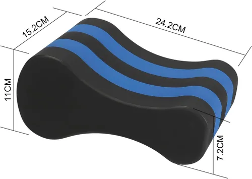 Miniatura 2 de Flotador de natación, flotador de natación suave, flotador de EVA de 5 capas para piernas, ayuda para entrenamiento de piscina, soporte para piernas