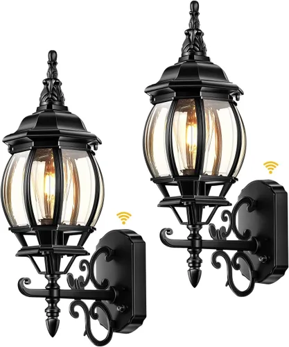 Miniatura 12 de VIANIS Luminarias de Exterior de Bronce Frotado con Aceite para Montaje en Pared, Linternas Modernas de Porche Delantero Aplique de Pared, Luces