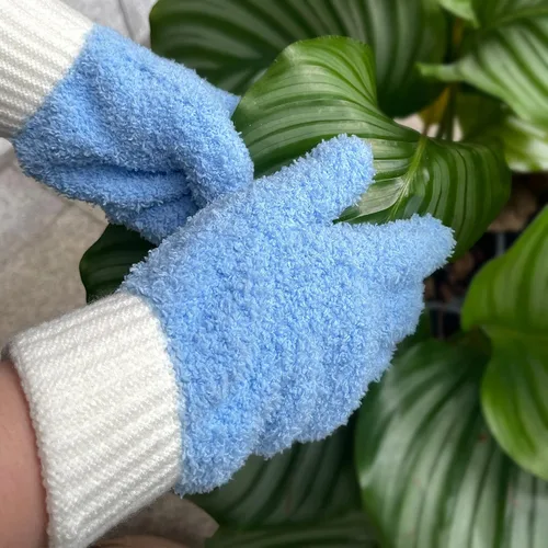 Miniatura 4 de MIG4U Guantes de limpieza de microfibra para el hogar, guantes para limpiar persianas, ventanas, contraventanas, muebles y coche, reutilizables, sin