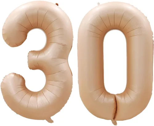 Miniatura 340 de Goer, conjunto de globos de papel aluminio para decoraciones de cumpleaños, globos de las letras de feliz cumpleaños y de números Oro