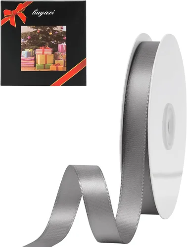 Miniatura 105 de LIUYAXI - Cinta de satén roja de doble cara, 2 pulgadas X 25 yardas continuas, cintas perfectas para envolver regalos, ramo de boda, decoración DIY