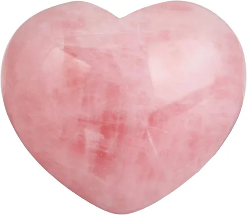 Miniatura 12 de Rockcloud Cristal curativo de cuarzo rosa de 0.5 pulgadas, piedra de preocupación tallada para chakras, reiki, equilibrio (paquete de 10)
