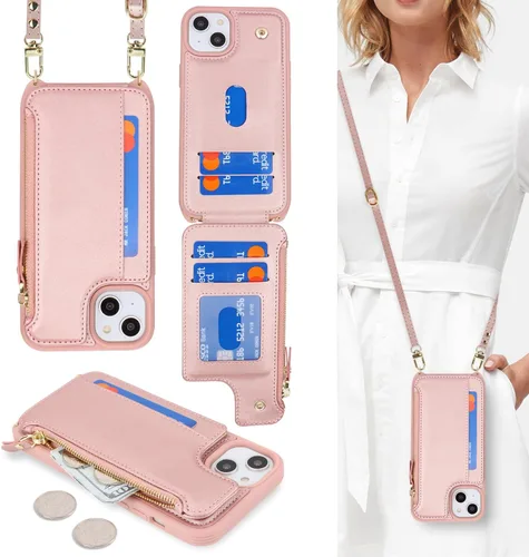 Miniatura 12 de Cavor para iPhone 13 Funda con Tarjetero iPhone 13 Funda Tipo Cartera, para iPhone 13 Funda para Hombres Mujeres, Fundas para iPhone 13 Funda