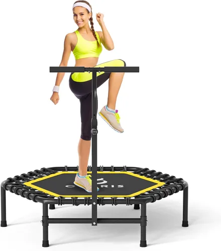 Miniatura 7 de CLORIS 45'' Rebounder Trampoline for Adults - Max Load 450lbs, Trampoline with Adjustable Foam Handle Indoor/Outdoor Fitness Body Exercise