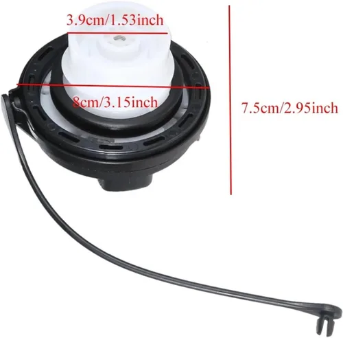 Miniatura 2 de Fuel Tank Inner Cover, Car Fuel Tank Caps Tank Cover, For Hyundai, For Azera 2006 2007 2008 2009 2010 2011 2012 2013 2014 2015 2016 2017 Fuel Tank