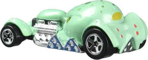 Miniatura 2 de Dubblebla Calamardo Hot Wheels Spongebob Squarepants DIE Cast Vehículo Coche Nickelodeon Y0760