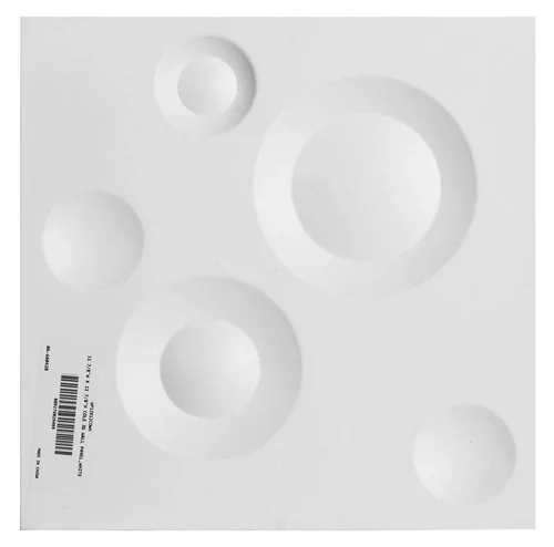 Miniatura 4 de Ekena Millwork WP12X12COWH Cole EnduraWall - Paneles decorativos de pared 3D de 11 7/8 pulgadas de ancho x 11 7/8 pulgadas de alto, color blanco