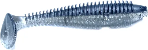Miniatura 29 de Phat Pak Baits - Phat Swimmer Keitech Style Paddletail Swimbait 3.8" 20ct acanalado perfumado suave plástico Bass pesca señuelo Paquete de variedades