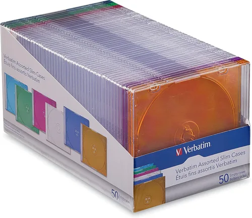 Miniatura 6 de Verbatim - Estuches para CD, DVD y Blu-Ray transparentes, delgados, 5.2 mm – Paquete de 25
